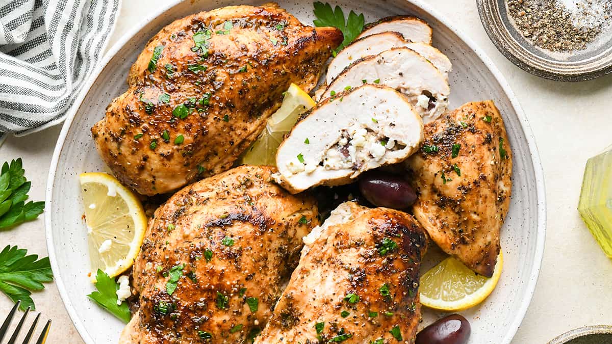 Bold Mediterranean Feta Stuffed Chicken: Fancy & Simple